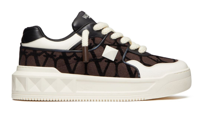 One Stud XL leather sneakers