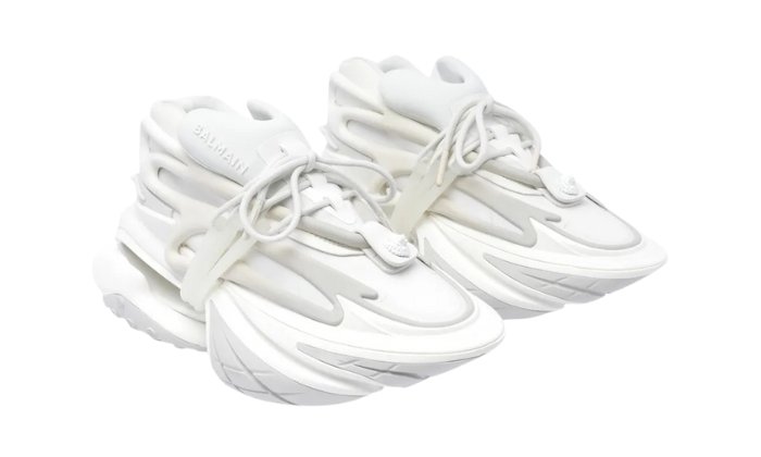 LEATHER AND NEOPRENE RUBBER UNICORN SNEAKERS
