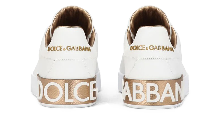 Calfskin Portofino sneakers White Gold