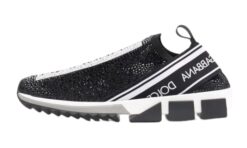 Sorrento Slip On Black Crystal